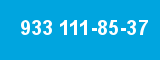 933 111-85-37